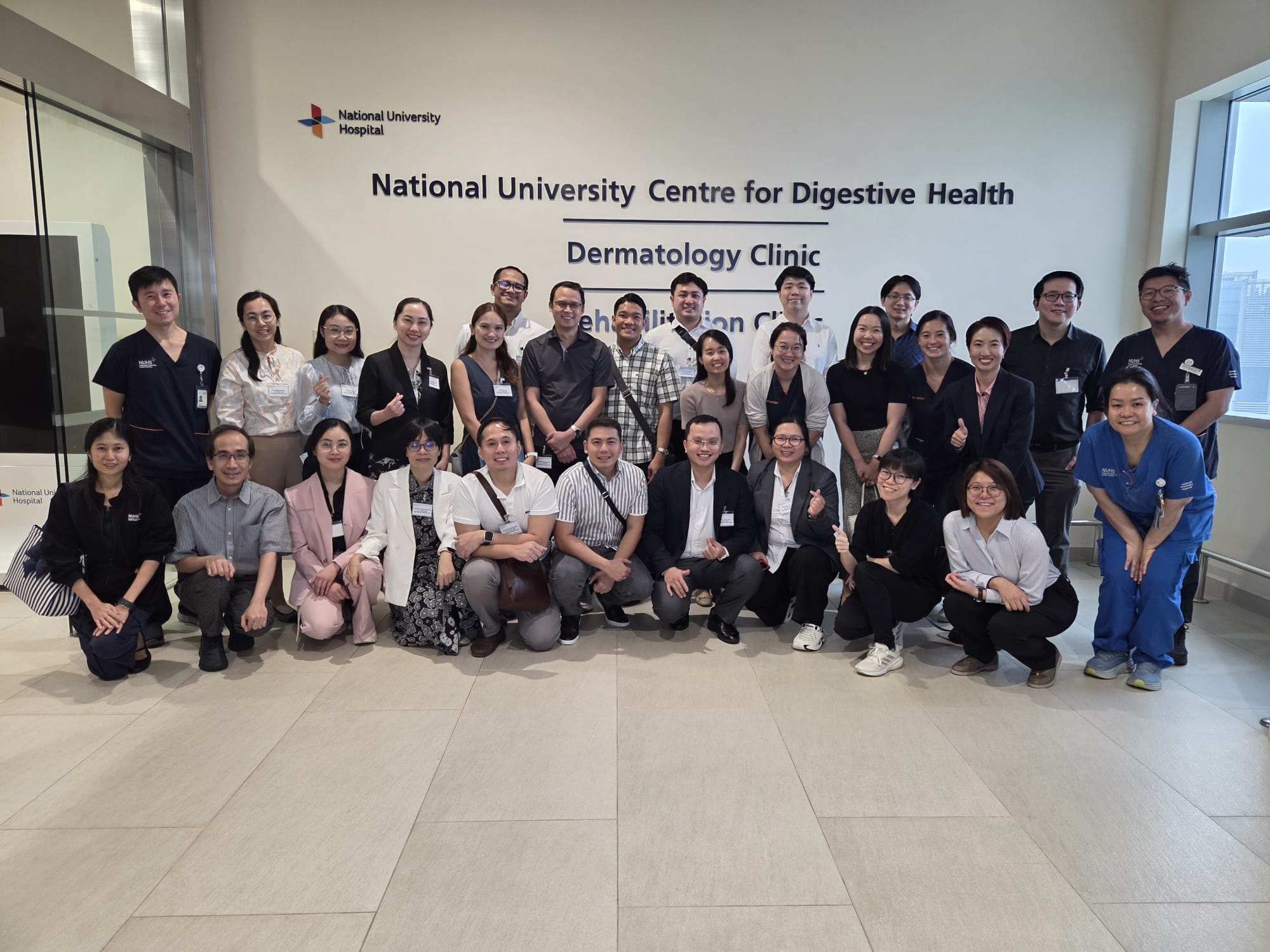 Group photograph of participants and instructors at the 2026 NUH-IBD Preceptorship Programme